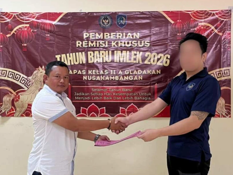 Warga Binaan Nusakambangan Terbanyak Terima Remisi Hari Raya Imlek