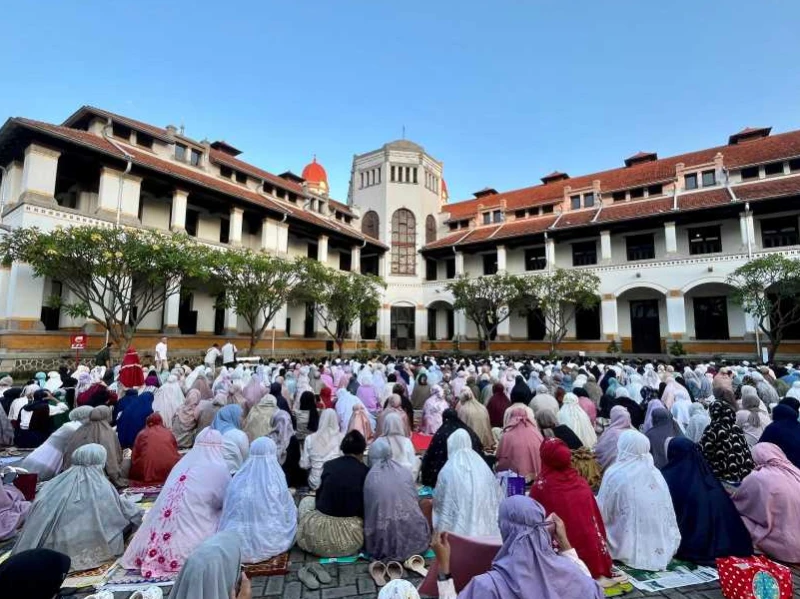 Gedung Lawang Sewu Dibuka jadi Lokasi Salat Idulfitri di Semarang
