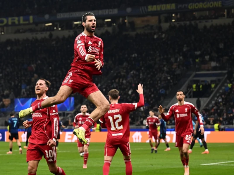 Liga Champions: Penalti Szoboszlai di Menit Akhir Bawa Liverpool Tumbangkan Inter Milan di San Siro