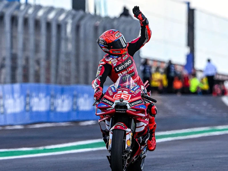 Marquez Tampil Perkasa, Rebut Juara Sprint MotoGP Brasil usai Tundukkan Di Giannantonio