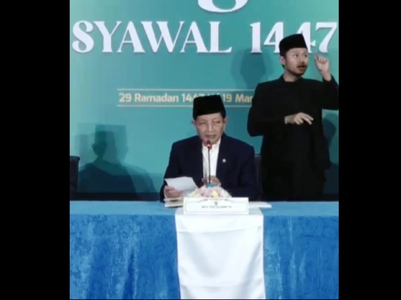 Sah! Pemerintah Tetapkan Hari Raya Idulfitri 1 Syawal 1447 H Jatuh pada Sabtu 21 Maret 2026