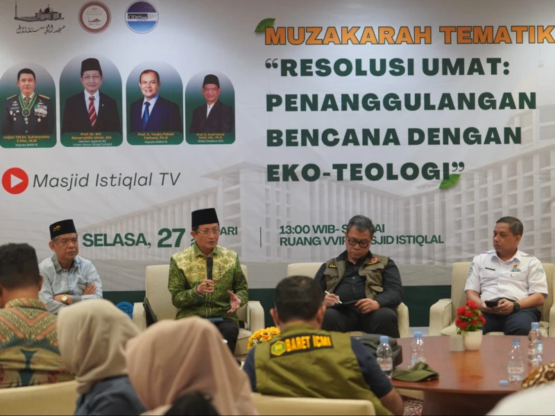 Menag Serukan Umat Beragama Bangkit Jaga Bumi dari Ancaman Krisis Lingkungan