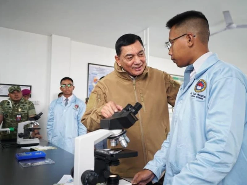 Jaga Kualitas SMA Taruna Nusantara, Menhan Sjafrie Cek Kelengkapan Fasilitas Kampus Cimahi