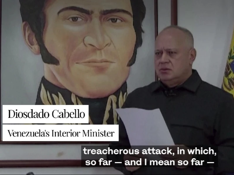 Menteri Dalam Negeri Venezuela : 100 Orang Tewas dalam Serangan AS