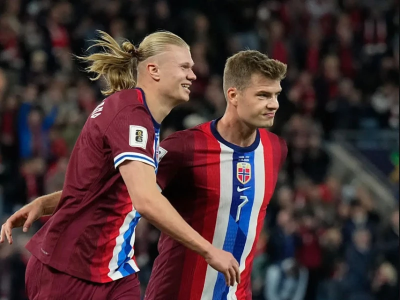 Norwegia Menggila, Libas Estonia 4-1, Tiket Piala Dunia 2026 Tinggal Selangkah Lagi