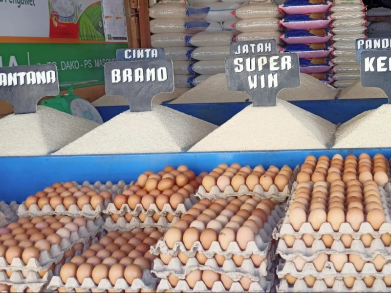 Harga Pangan di Jakarta 24 Februari: Beras Merangkak Naik, Telur Ayam Mulai Turun