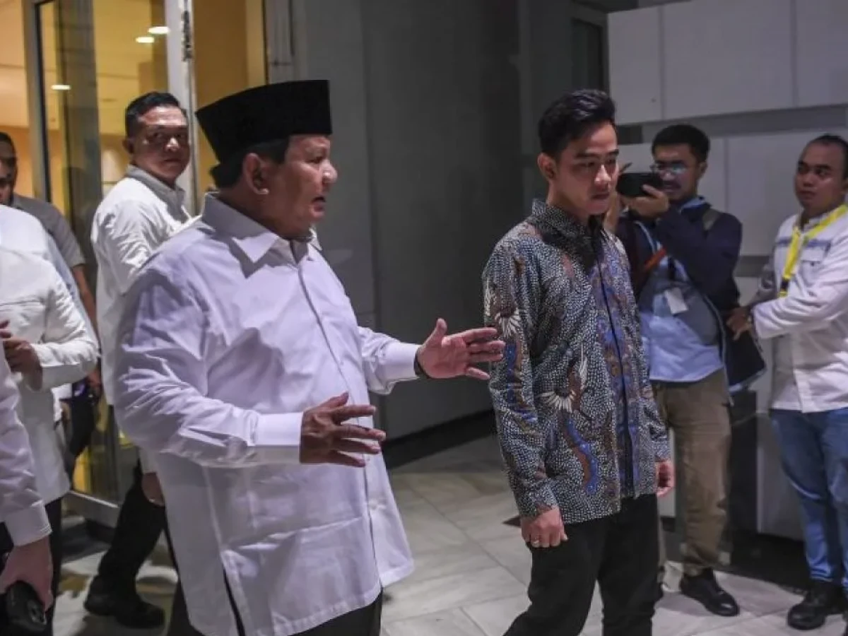 Gibran soal Calon Menteri: Presiden Jokowi hanya Memberi Masukan, Penentuan di Pak Prabowo
