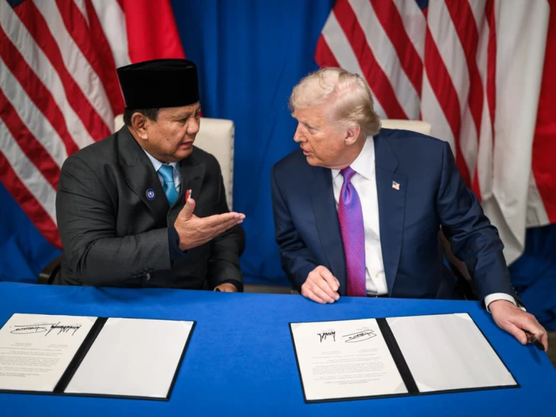Prabowo dan Trump Teken Perjanjian Bersejarah, 1.819 Produk Indonesia Bebas Tarif Masuk AS
