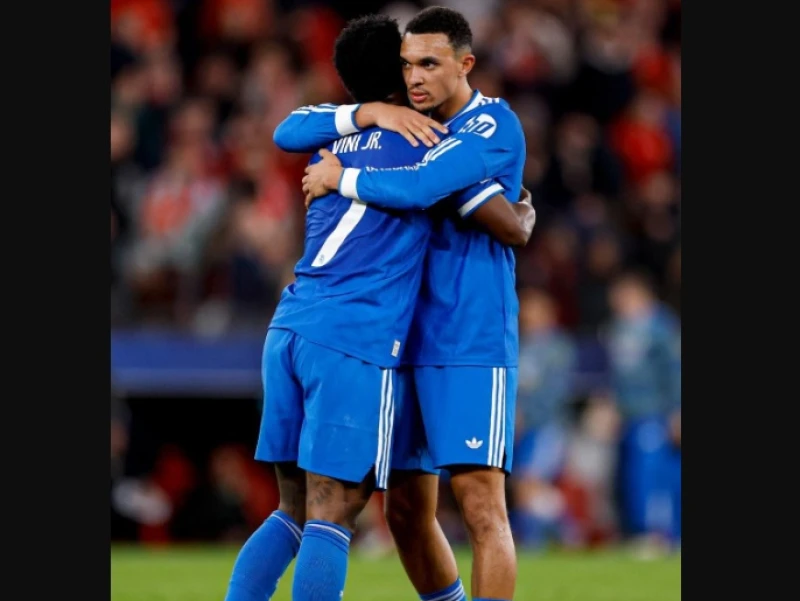 Liga Champions, Real Madrid Menang Tipis atas Benfica Berkat Gol Vinicius Junior