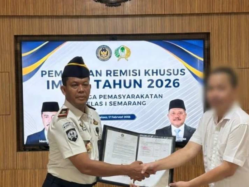 Hari Raya Imlek, Warga Binaan Lapas Semarang Terima Remisi Khusus