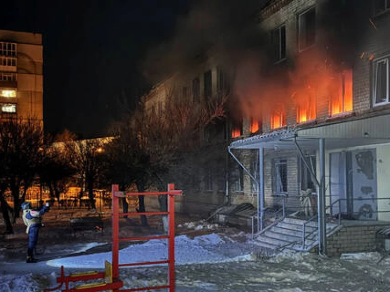 Kharkiv Ukraina Diguncang Teror Udara Rusia: Drone dan Rudal Hantam Sekolah hingga Permukiman Warga