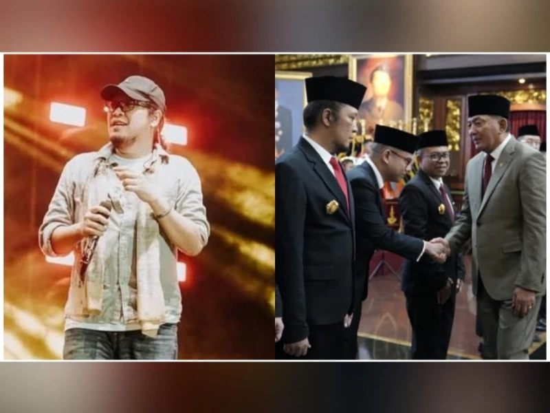 Potret Musisi Sabrang ‘Noe’ Letto saat Dilantik Jadi Tenaga Ahli Dewan Pertahanan Nasional