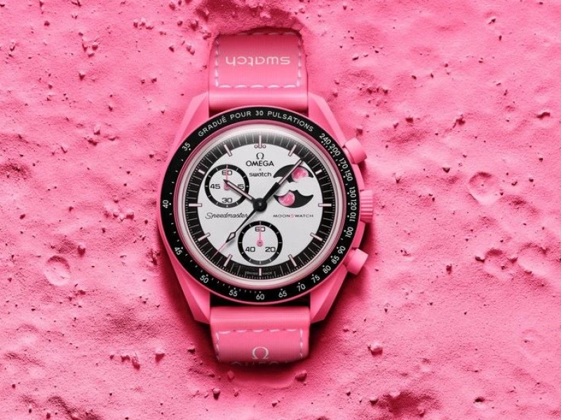 Fenomena Pink Moon, Swatch Gandeng Omega Rilis Jam Tangan Merah Jambu Super Girly