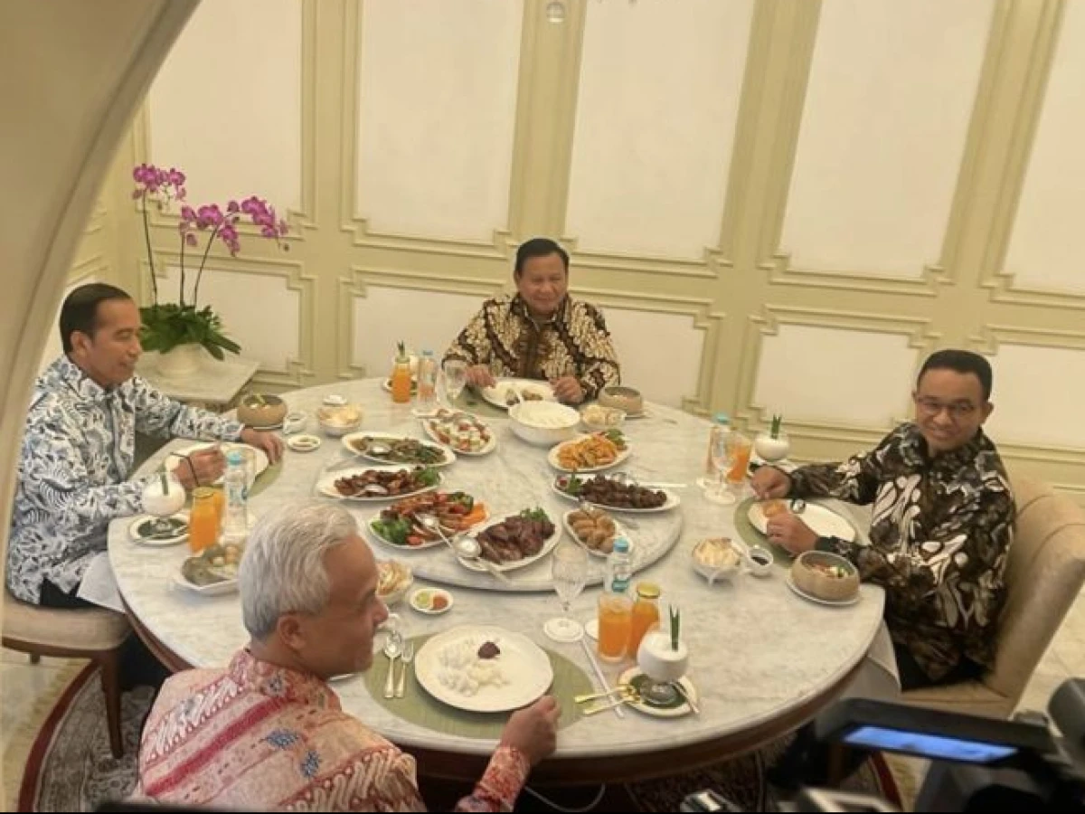 Jokowi Undang Tiga Calon Presiden 2024 Makan Siang di Istana
