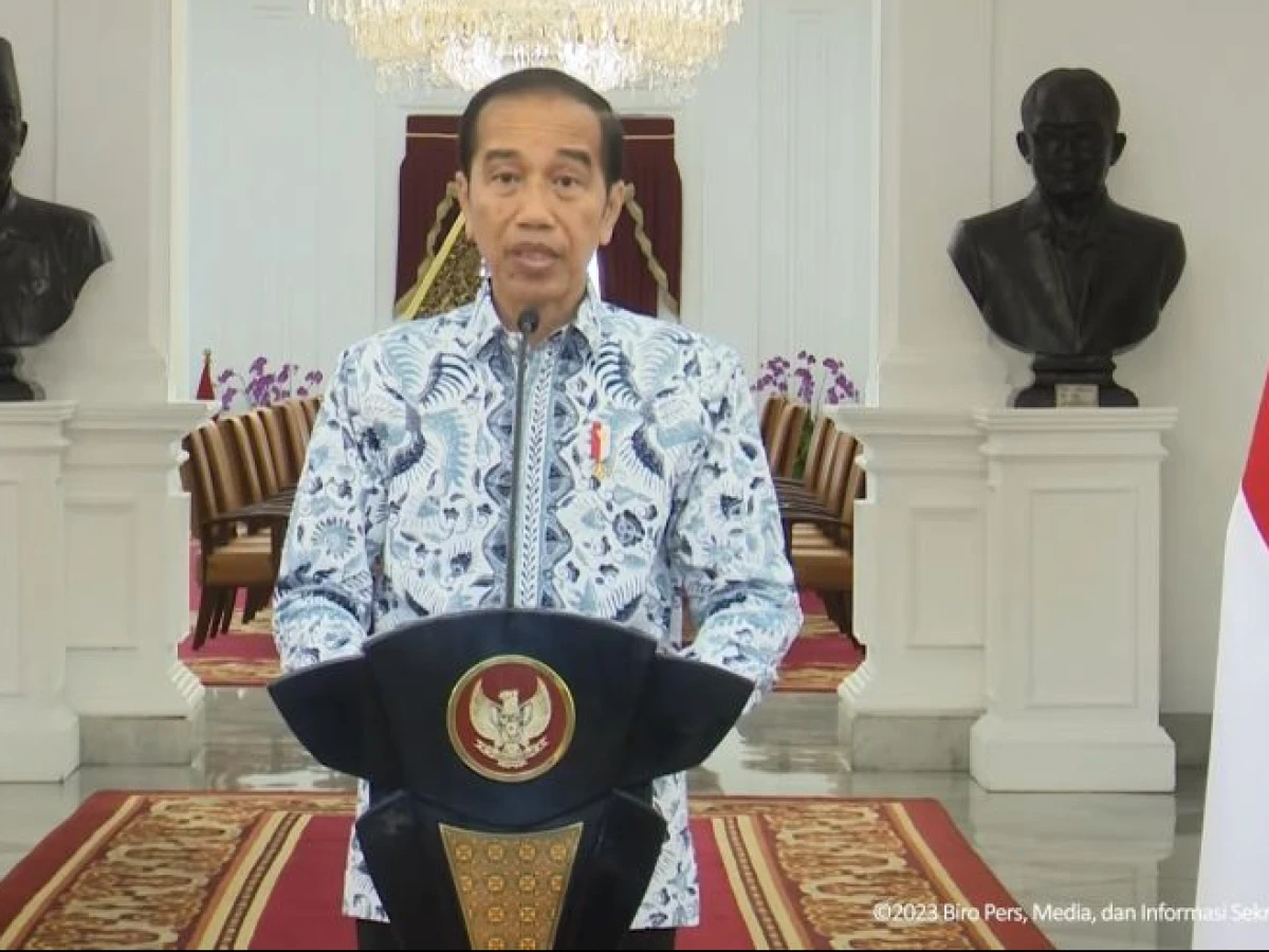 Jokowi: Indonesia Kirim Bantuan ke Palestina Pekan Ini