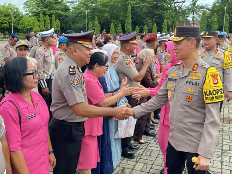 Kado Tahun Baru, 1.031 Personel Polda Maluku dan Polres Jajaran Naik Pangkat