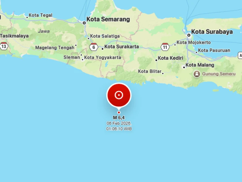 BMKG: Gempa Pacitan Jenis Megathrust Akibat Aktivitas Subduksi Lempeng