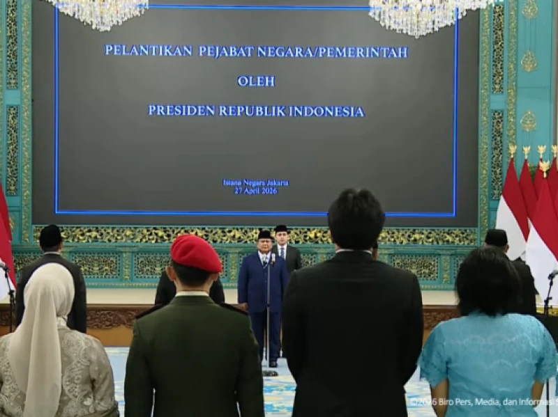 Reshuffle Jilid V, Ini Daftar Menteri dan Pejabat Negara yang Keluar-Masuk Kabinet Merah Putih