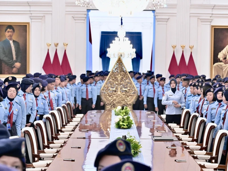 Momen 750 Siswa SMA Taruna Nusantara Belajar Kepemimpinan di Pusat Kekuasaan Istana Kepresidenan