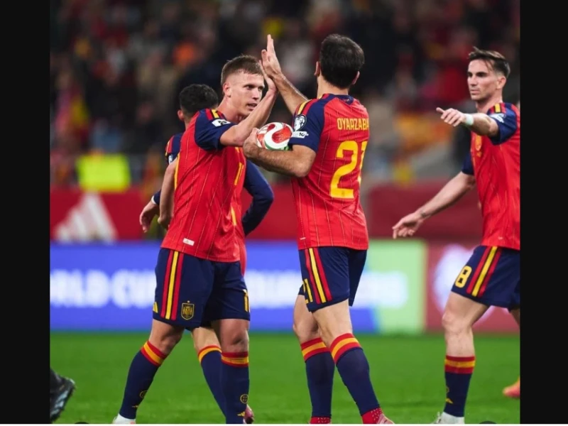 Spanyol Tetap Pegang Tiket Piala Dunia 2026 meski Ditahan Imbang Turki 2-2