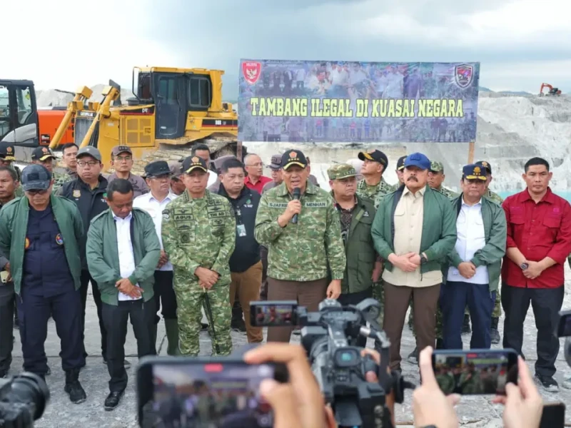 Menhan, Panglima TNI, hingga Jaksa Agung Pimpin Langsung Perang Melawan Penambang Timah Ilegal di Babel