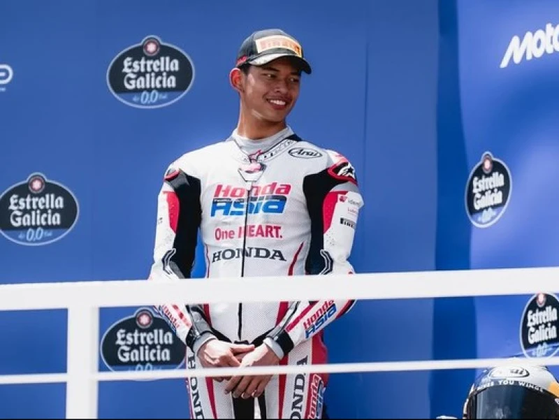 Start di Baris Kedua, Veda Ega Pratama Berpeluang Naik Podium di Moto3 Grand Prix AS