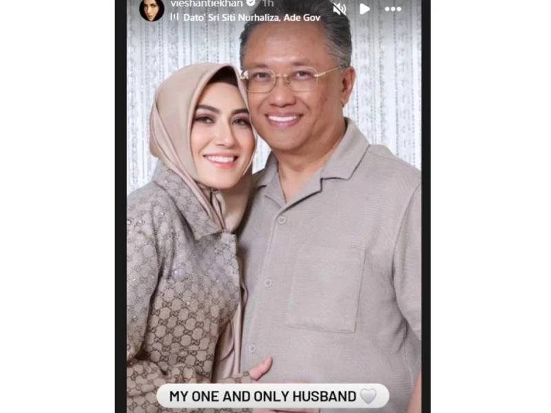 Unggah Momen Bersama Suami, Vie Shantie Bantah Menikah dengan Gubernur Mualem