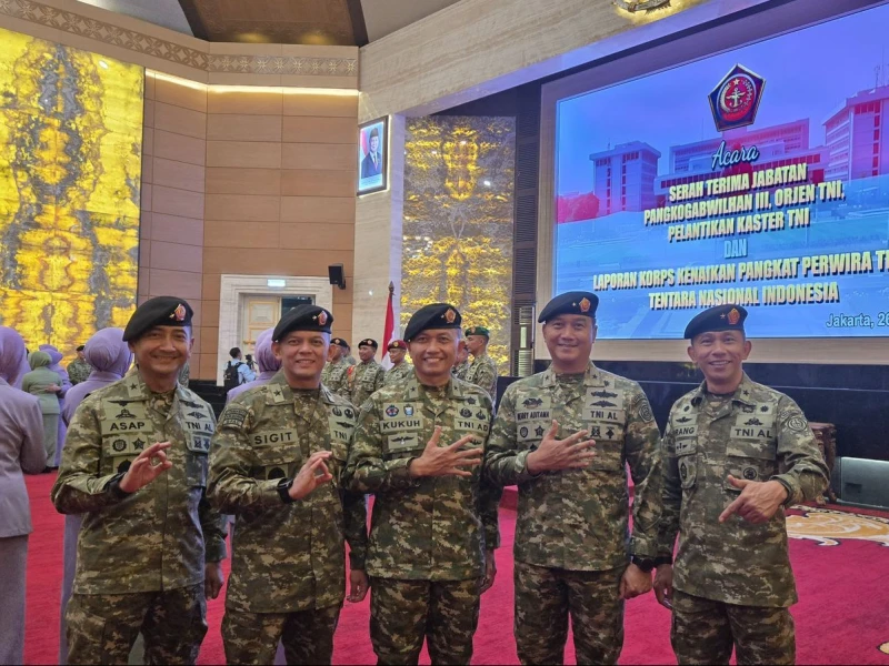 Selamat! 5 Wakasek SMA Taruna Nusantara Resmi Pecah Bintang