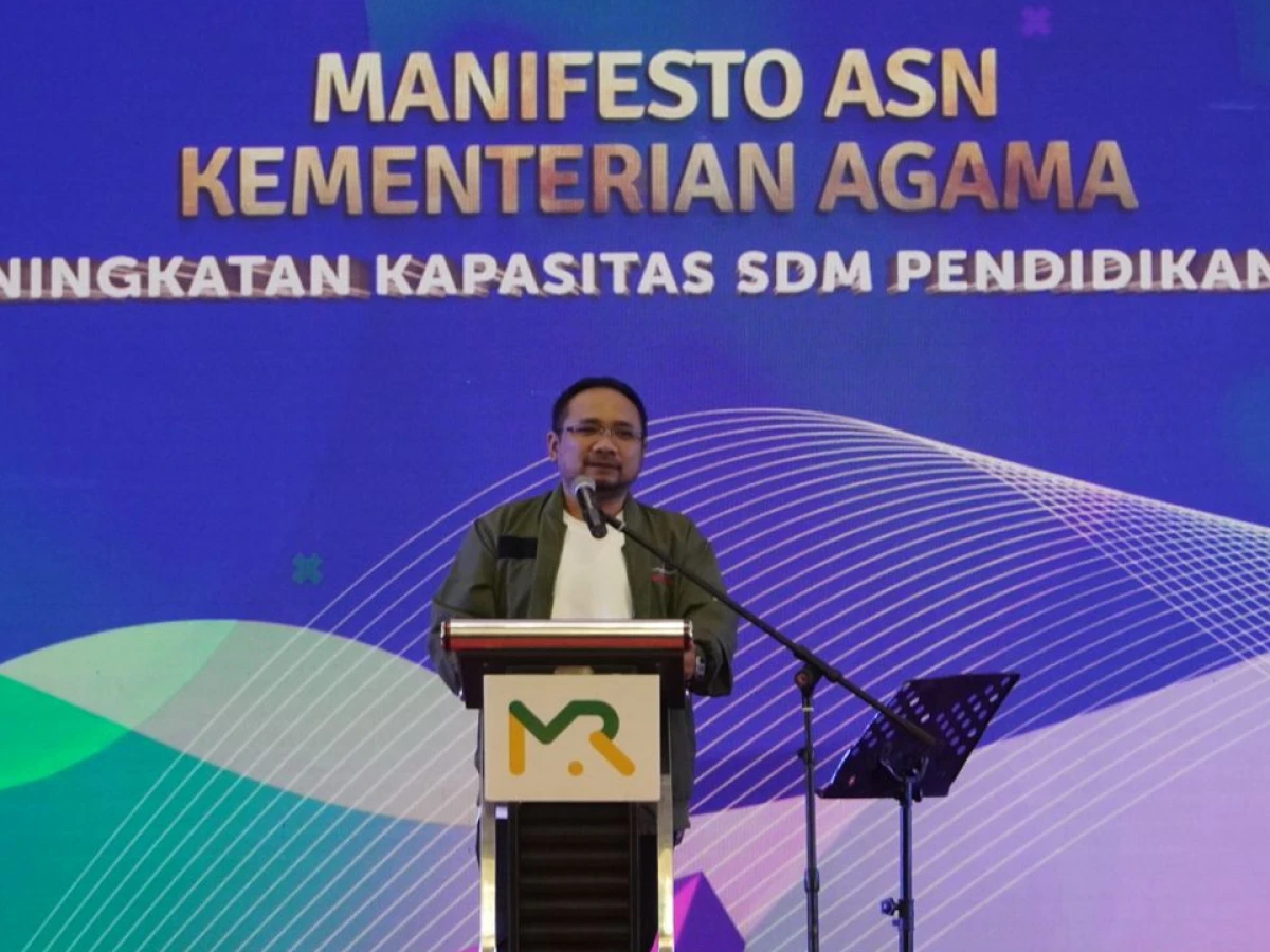 Pesan Menag ke ASN Madrasah: Bangun Kapasitas Itu Penting, Karakter Jauh Lebih Penting