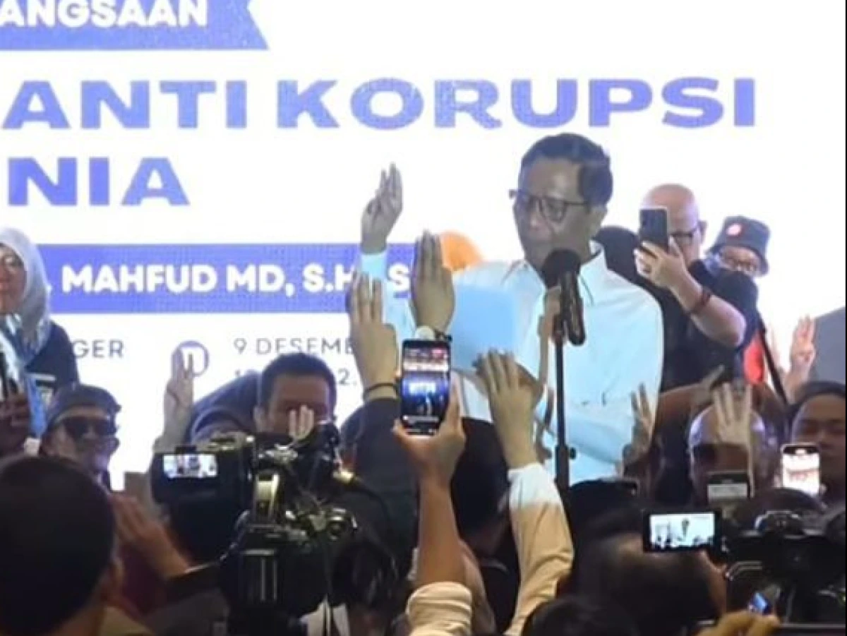 Mahfud Bicara Pemberantasan Korupsi, Sebut Pengusul Revisi UU KPK Dibatalkan