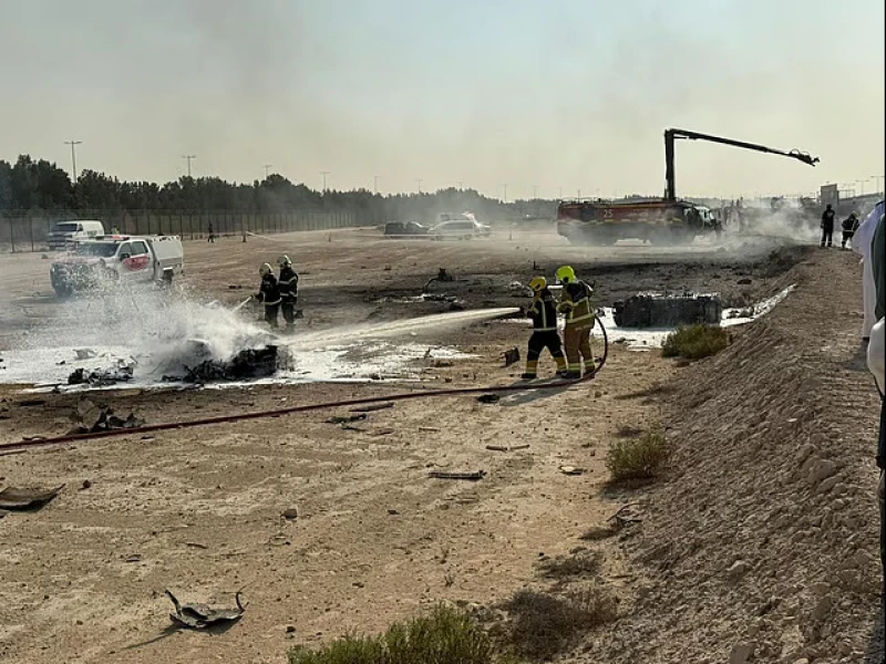 Dubai Airshow Seketika Mencekam, Jet Tempur India Jatuh dan Meledak di Tengah Kerumunan Penonton