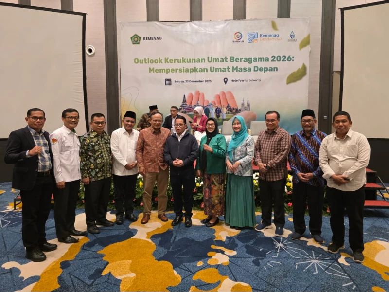 Hadiri Diseminasi Outlook Kerukunan Umat Beragama, Rektor UIN Banten Tegaskan Keberagaman sebagai Identitas Bangsa