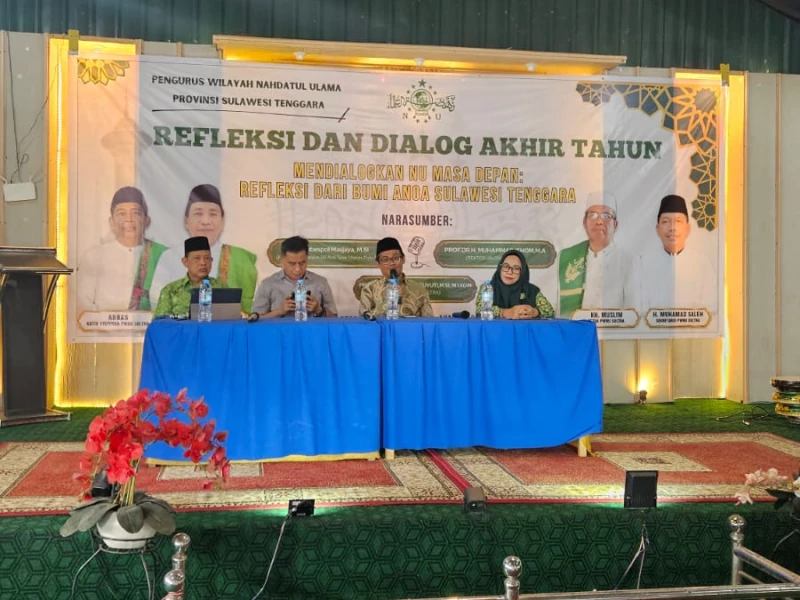 Prof Ishom Ingatkan soal Nilai Mabadi Khairu Ummah dalam Refleksi Akhir Tahun PWNU Sulawesi Tenggara