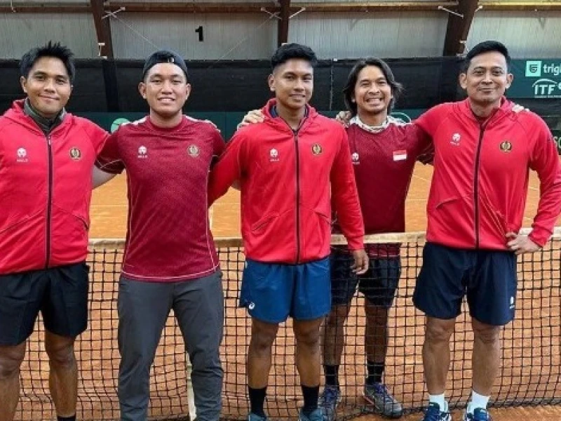 Indonesia Lolos ke Piala Davis Grup II Dunia Usai Hajar Togo 4-0