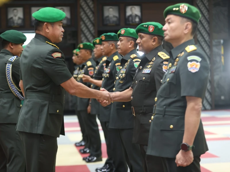 3 Pangdam dan Kapuskesad Resmi Berganti, Berikut Nama-namanya